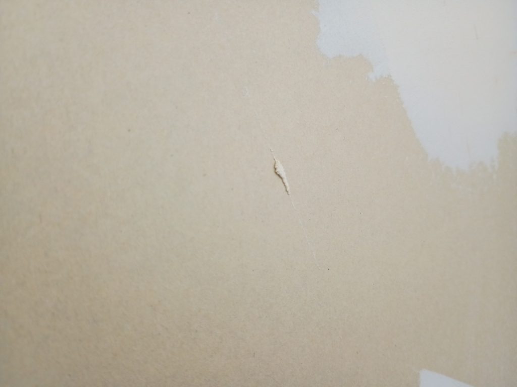 パテ掛けの粗の写真