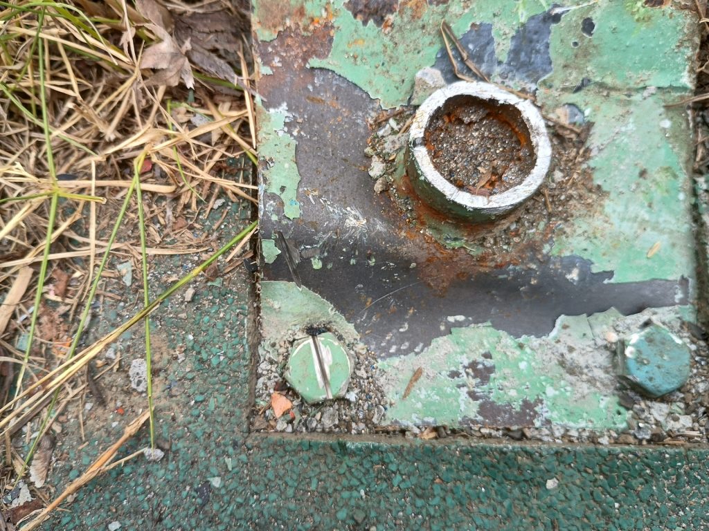 溝が付いた写真
