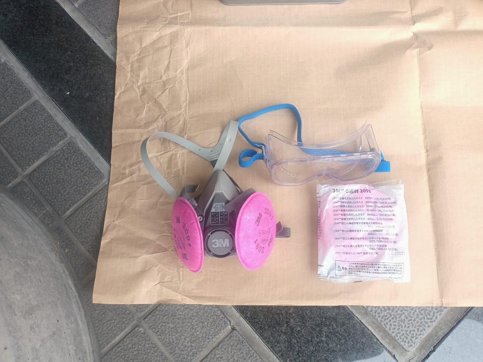 防じんマスクとフィルター